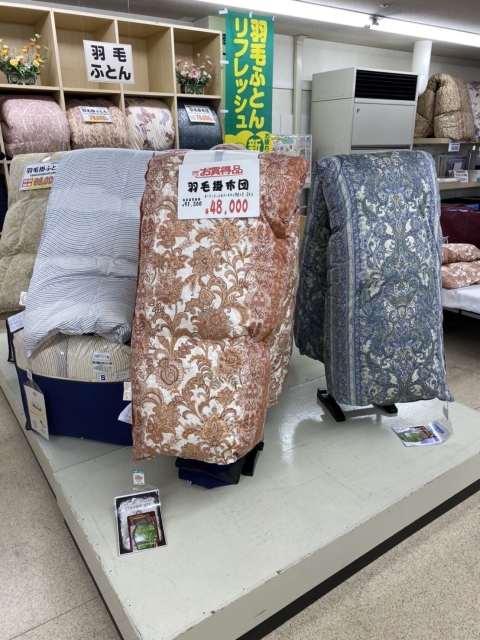 寝具売場からのお知らせ!(^^)!